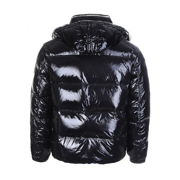 Moncler Simple Corti Nero cerniera e Slash caldo Uomo Cappotti uscita